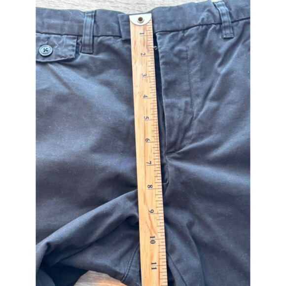 Ted Baker Mens 32R 9inch Inseam Chino Shorts Black Preppy Casual Cotton Designer - Picture 9 of 11